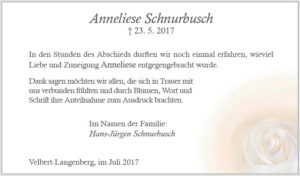 08.07.2017_St.-Anz_Schnurbusch, Anneliese