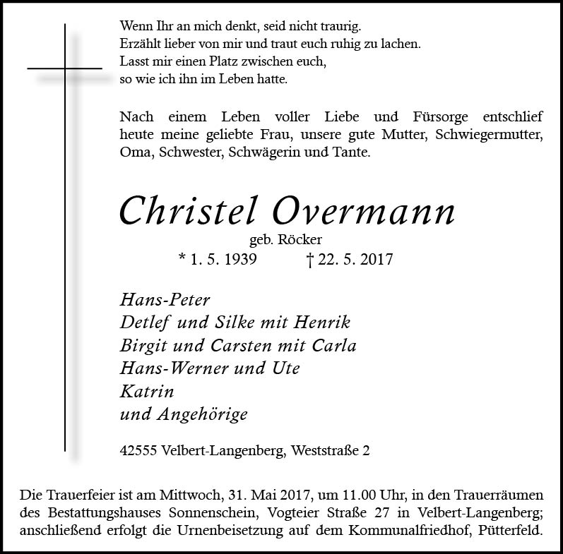Christel Overmann