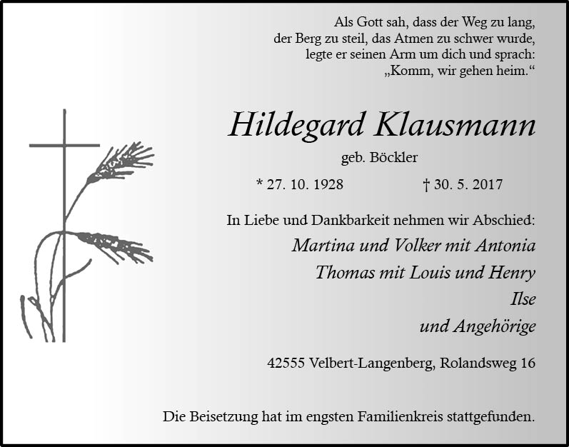 Hildegard Klausmann