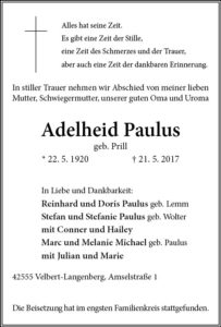 St.-Anz_27.05_Paulus, Adelheid