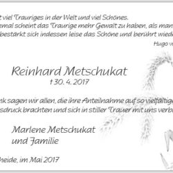 Reinhard Metschukat (Danksagung)