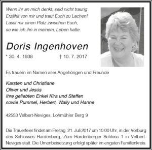 Stadtanzeiger_15.07.2017_Ingenhoven, Doris