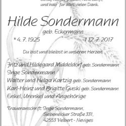 Hilde Sondermann