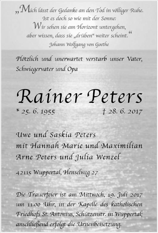 Rainer Peters