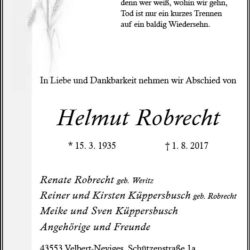 Helmut Robrecht