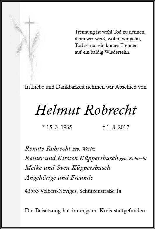 Helmut Robrecht