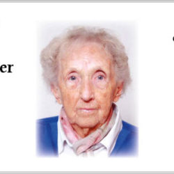 Luise Schwermer (Jahresgedächtnis)