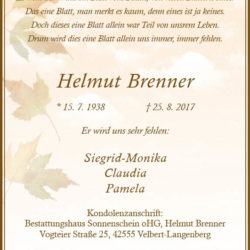 Helmut Brenner