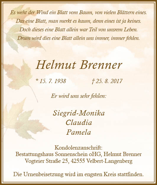 Helmut Brenner