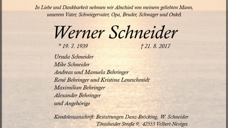 Werner Schneider