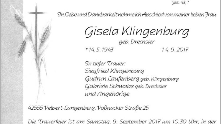 Gisela Klingenburg