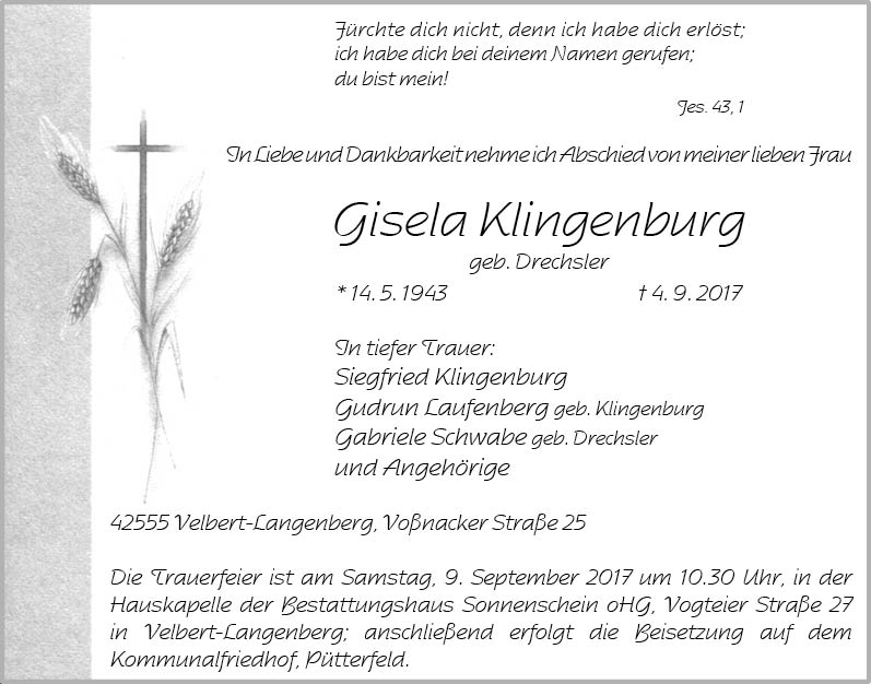 Gisela Klingenburg