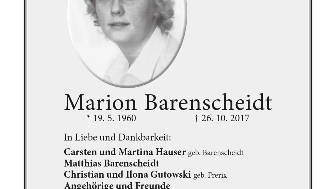 Marion Barenscheidt