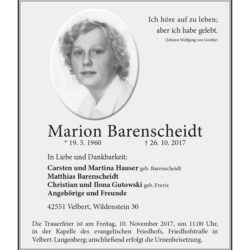 Marion Barenscheidt