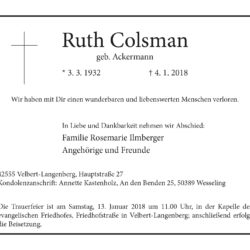 Ruth Colsman