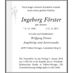 Ingeborg Förster