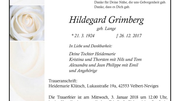 Hildegard Grimberg
