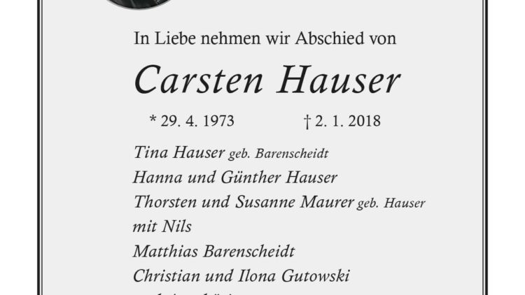 Carsten Hauser