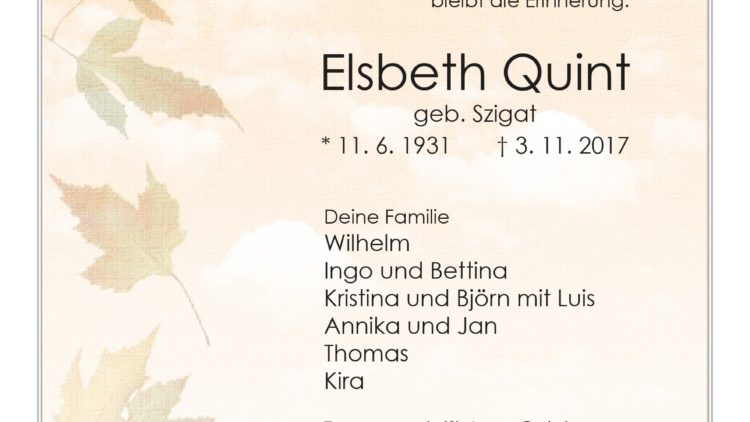 Elsbeth Quint