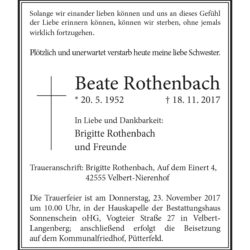 Beate Rothenbach