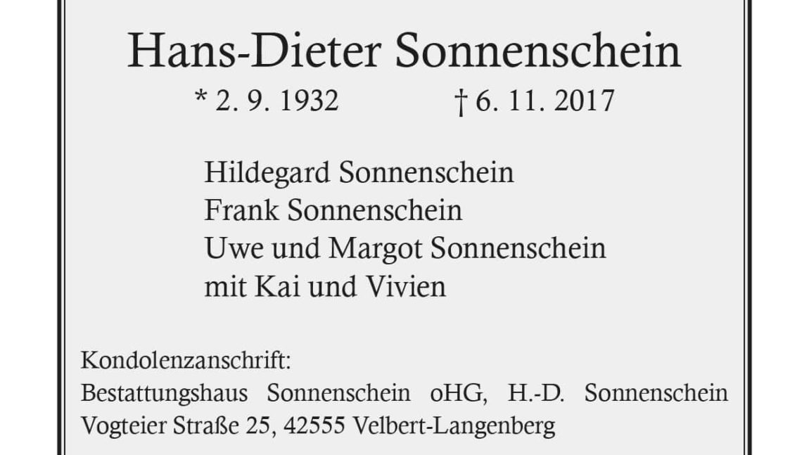 Hans-Dieter Sonnenschein