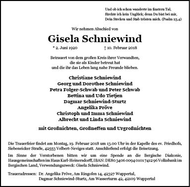 Gisela Schniewind