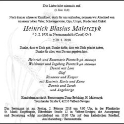 Heinrich Blasius Malerczyk