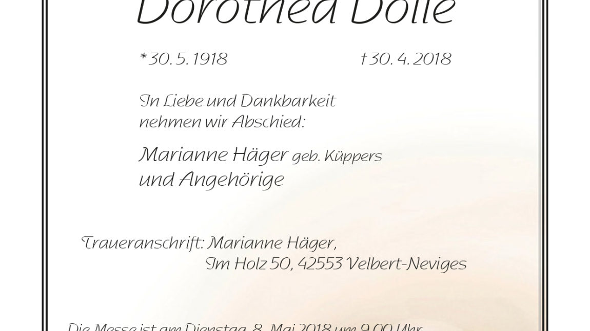 Dorothea Dölle