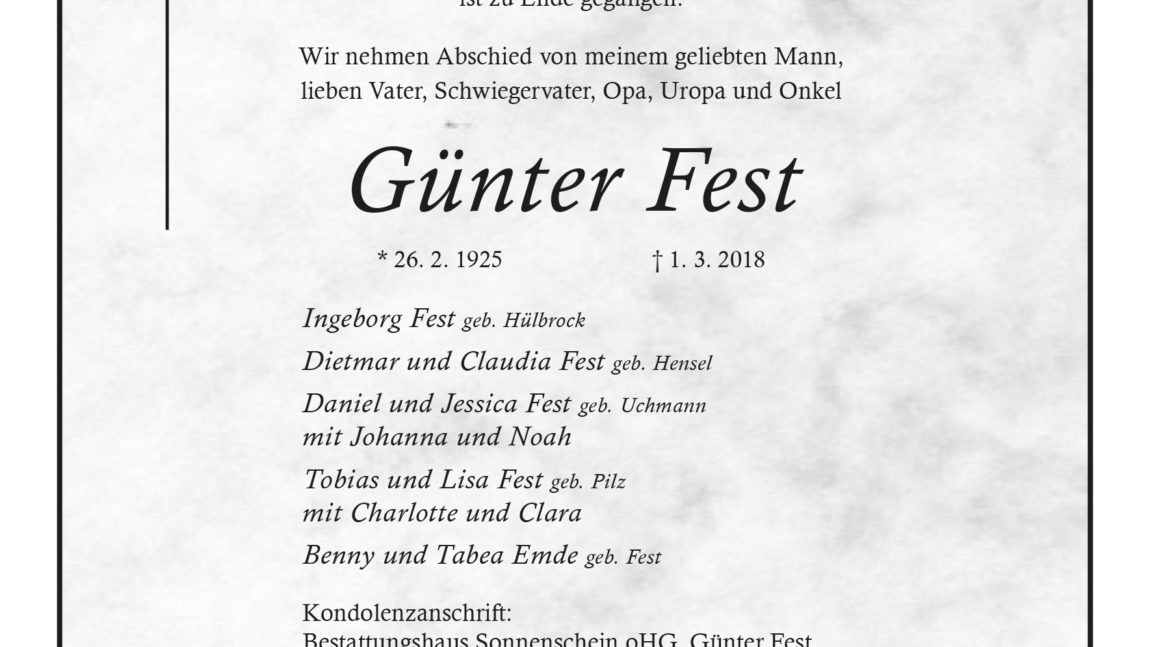 Günter Fest