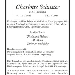 Charlotte Schuster