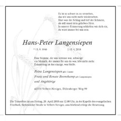 Hans-Peter Langensiepen