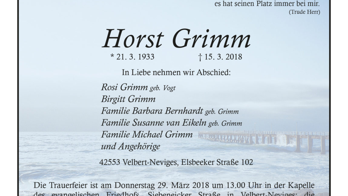 Horst Grimm