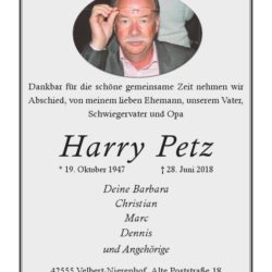 Harry Petz