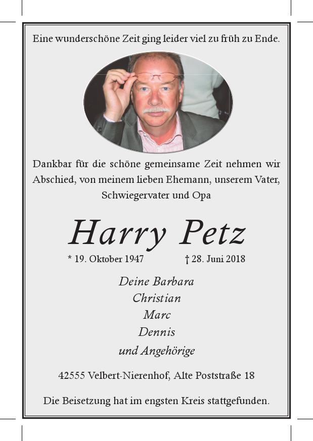 Harry Petz