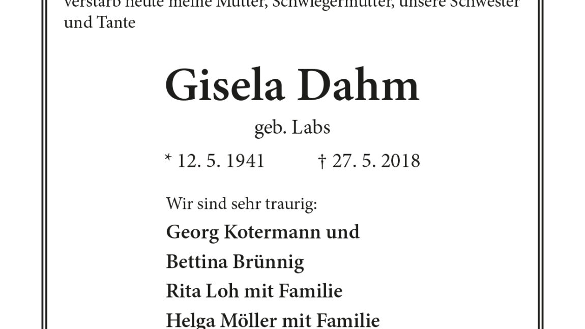 Gisela Dahm