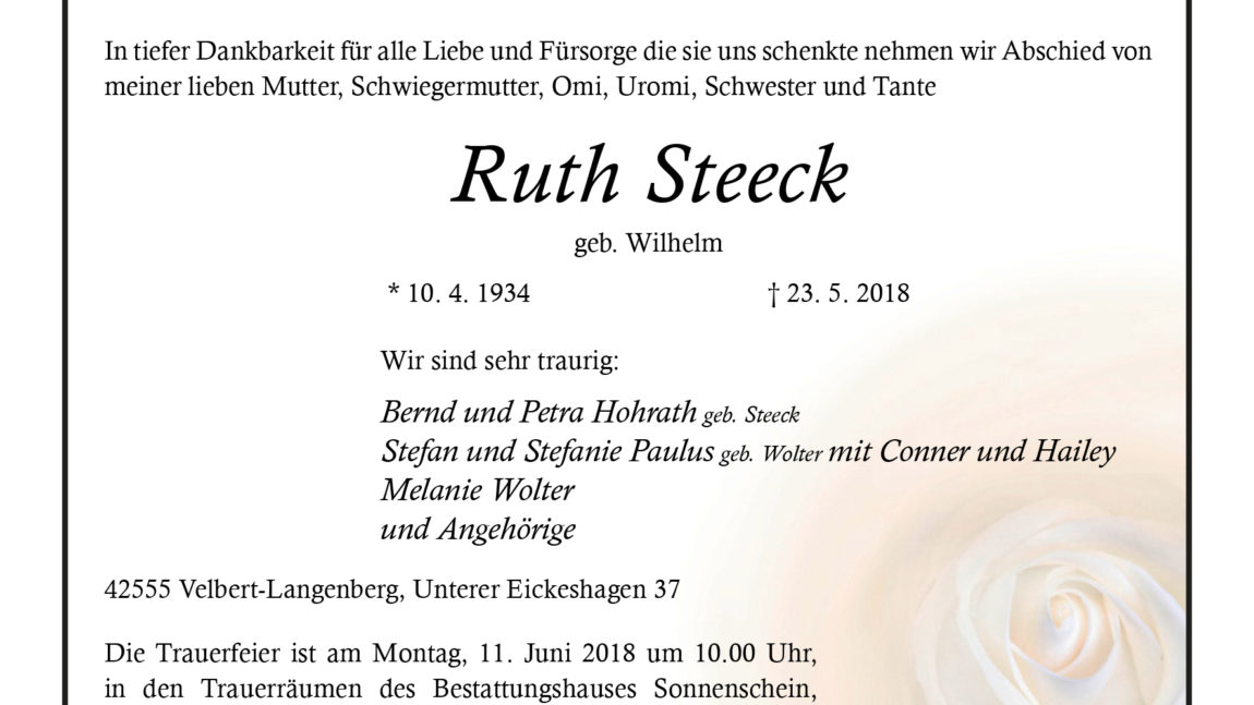 Ruth Steeck