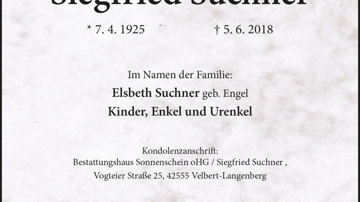 Siegfried Suchner