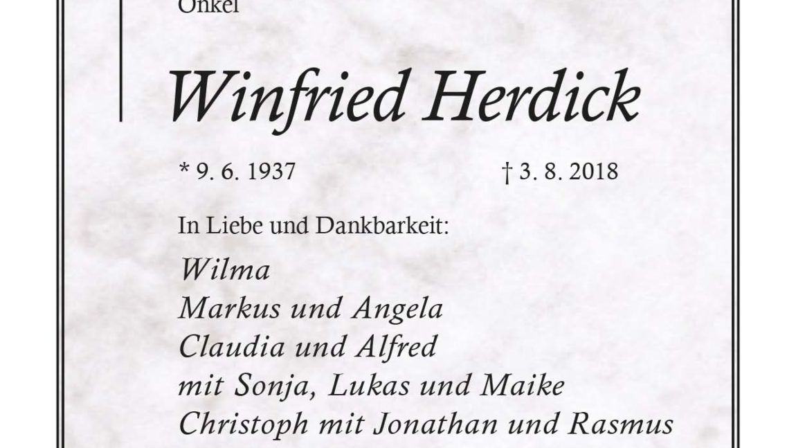 Winfried Herdick