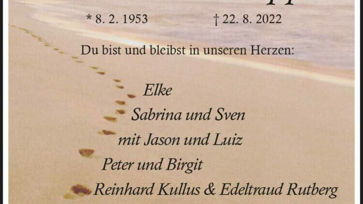 Eckhard Schupp † 22. 8. 2022