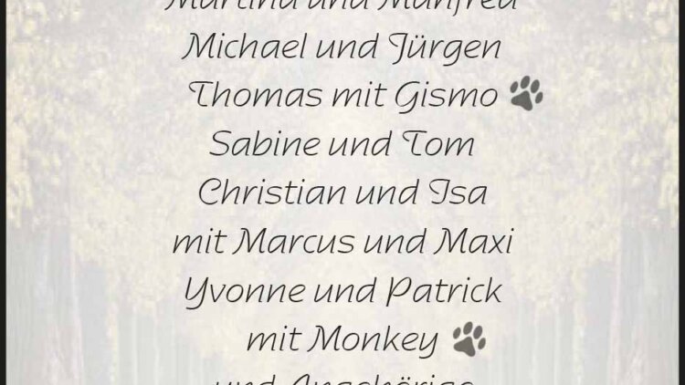 Margarete Eigermann † 24. 4. 2025