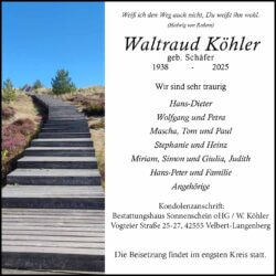 Waltraud Köhler † 2025