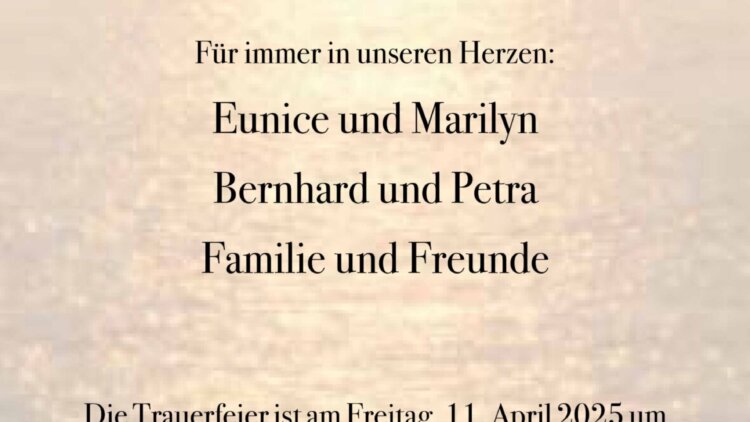 Daniel Andreas Schmid † 13. 3. 2025