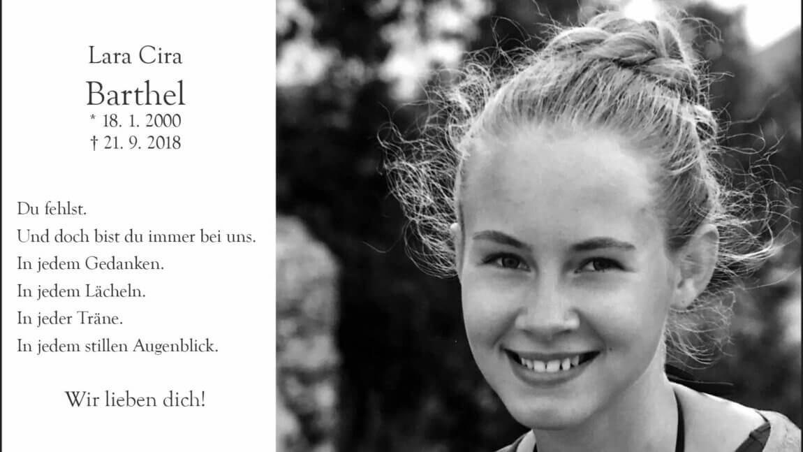 Lara Cira Barthel -Jahresgedächtnis-