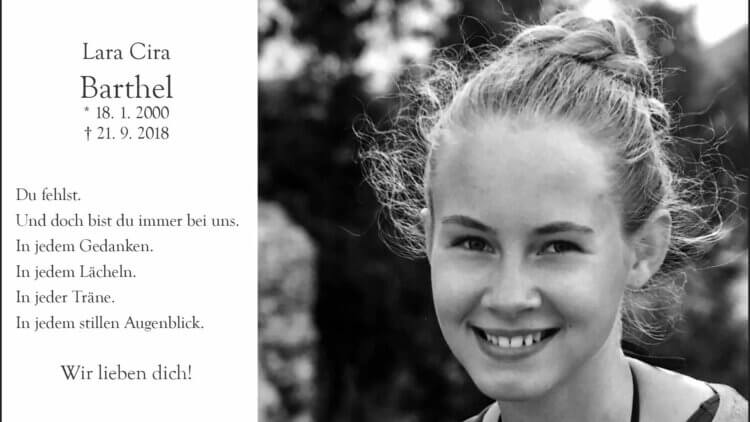 Lara Cira Barthel -Jahresgedächtnis-